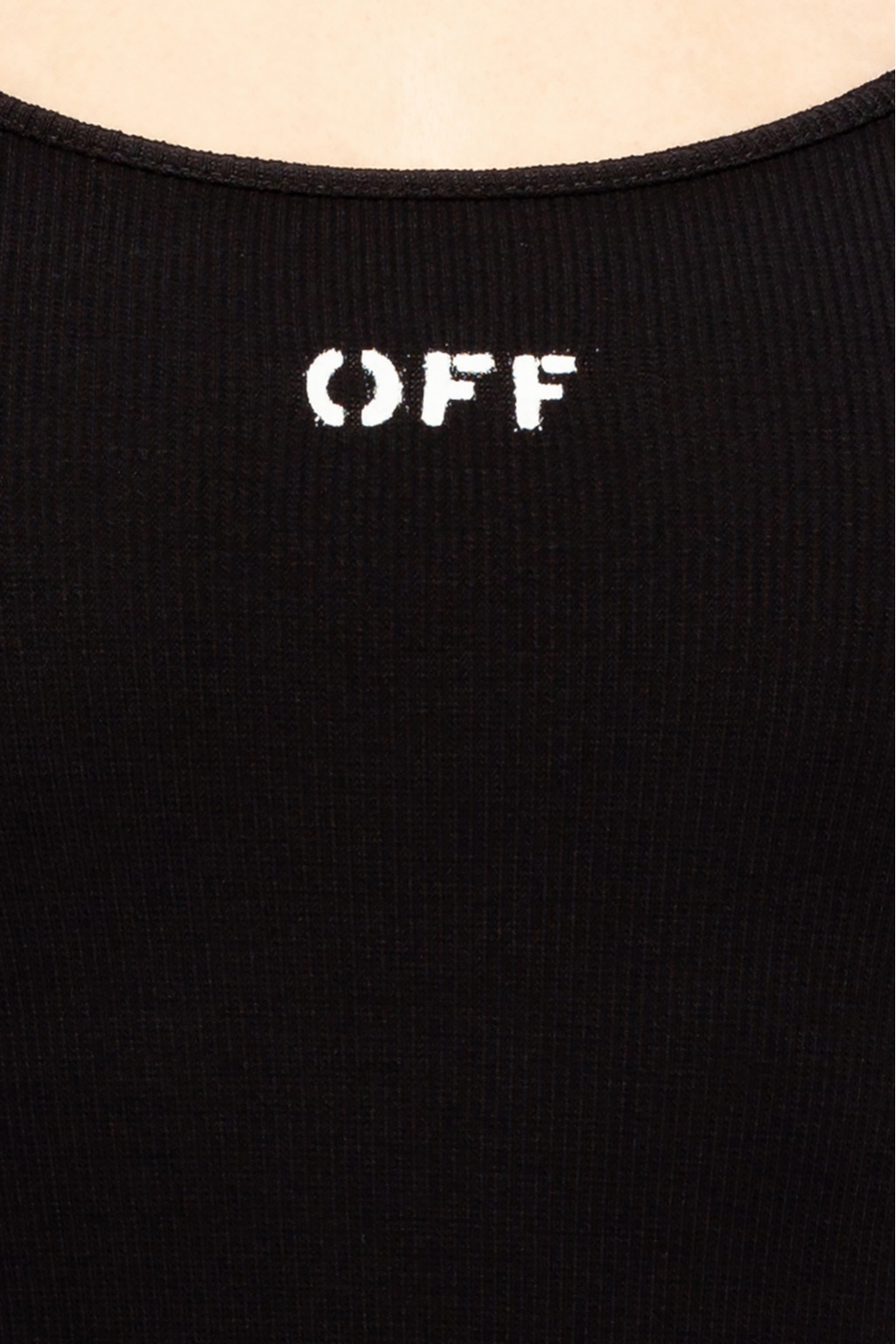 Black Bodysuit with logo Off-White - SchaferandweinerShops GB Black Bodysuit with logo Off-White - SchaferandweinerShops GB